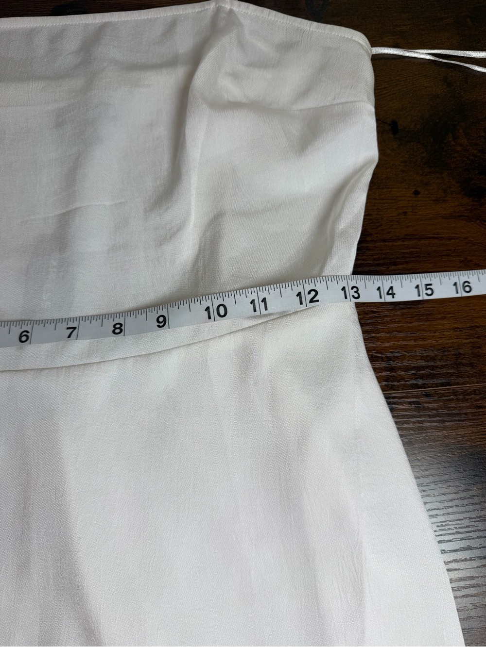 Express White Tie Strap Ruffle Hem Mini Dress Size Small Party Date Night NWT - Picture 6 of 10